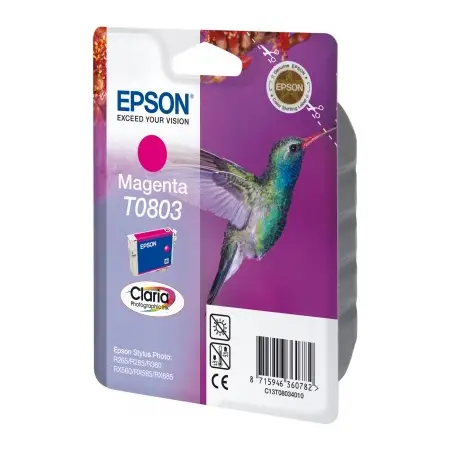 Tusz Epson T0803 Magenta do drukarek (Oryginalny) [7.4 ml]