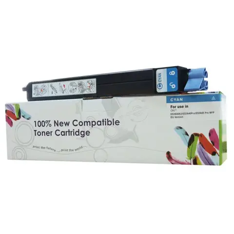 Toner CW-OES3640CN Cyan do drukarek OKI (Zamiennik OKI 43837107) [16.5k]