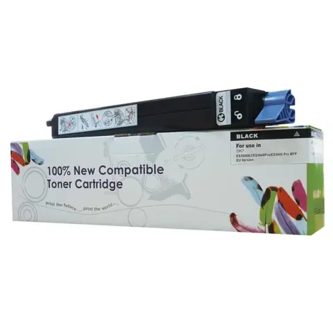 Toner CW-OES3640BN Czarny do drukarek OKI (Zamiennik OKI 43837108) [18.5k]