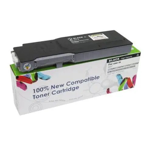 Toner CW-D3760BN Black do drukarek Dell (Zamiennik Dell 4CHT7 / 593-11119) [11k]