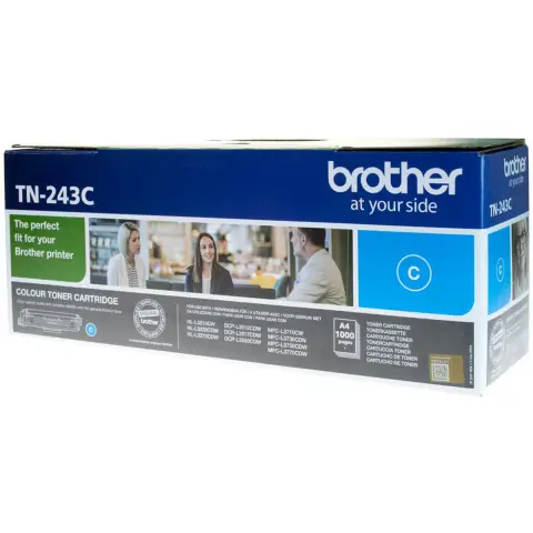 Brother TN-243C - Toner cyan do BrotherDCP-L3500, DCP-L3510, DCP-L3550, HL-L3200, HL-L3210, HL-L3230, HL-L3270, HL-L3280
