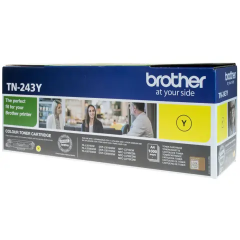 Brother TN-243Y - Toner żółty do BrotherDCP-L3500, DCP-L3510, DCP-L3550, HL-L3200, HL-L3210, HL-L3230, HL-L3270, HL-L328