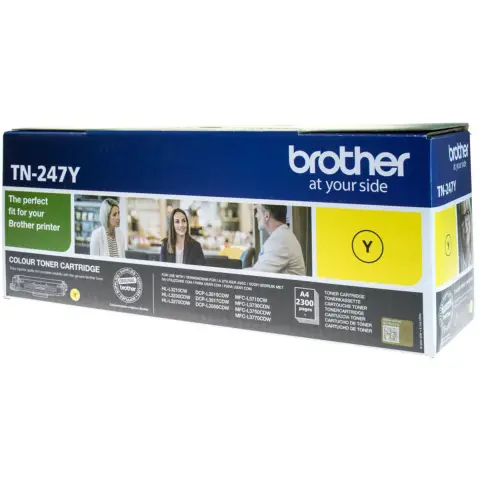 Brother TN-247Y - Toner żółty do BrotherDCP-L3500, DCP-L3510, DCP-L3550, HL-L3200, HL-L3210, HL-L3230, HL-L3270, HL-L328