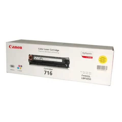 Toner Canon CRG-716Y Yellow do drukarek (Oryginalny) [1.5k]