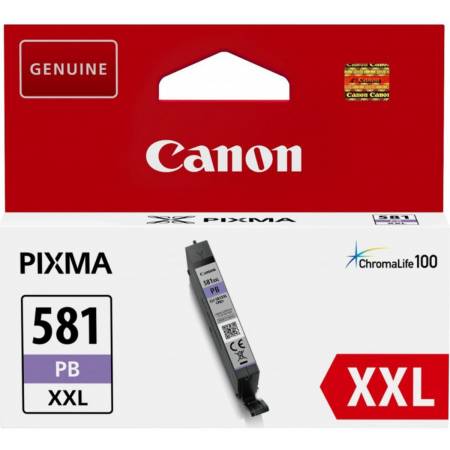 Canon CLI-581PB XXL - Tusz niebieski fotograficzny 581MXXL do Canon TR-7500, TR-7550, TR-8500, TR-8550, TR-6100