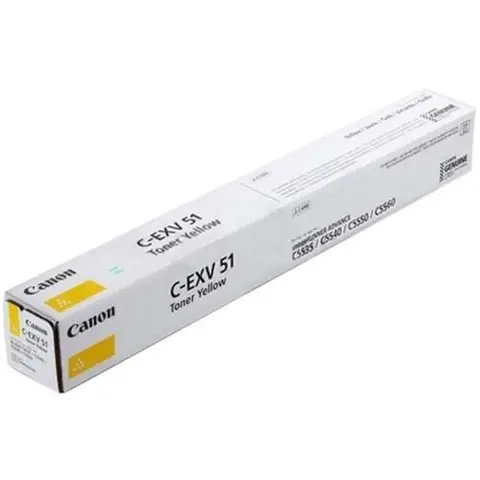 Canon C-EXV51 XL - Toner żółty do Canon iR-C5500, 5535, 5540, 5560