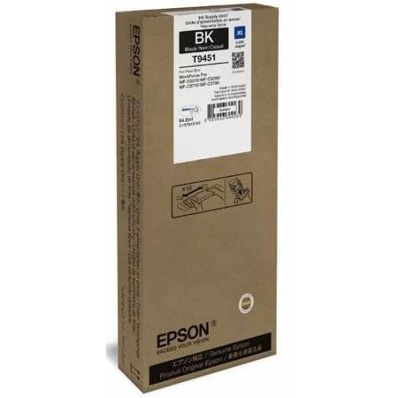 Epson T9451 - Tusz czarny XL do Epson WorkForce Pro WF-C5200, WF-C5290, WF-C5710, WF-C5790 ....