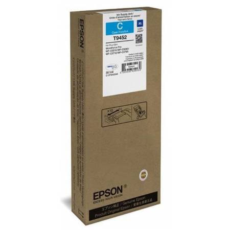 Epson T9452 - Tusz cyan XL do Epson WorkForce Pro WF-C5200, WF-C5290, WF-C5710, WF-C5790 ....