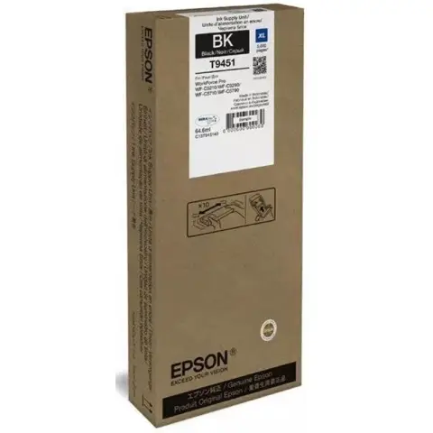 Epson T9451 - Tusz czarny XL do Epson WorkForce Pro WF-C5200, WF-C5290, WF-C5710, WF-C5790 ....