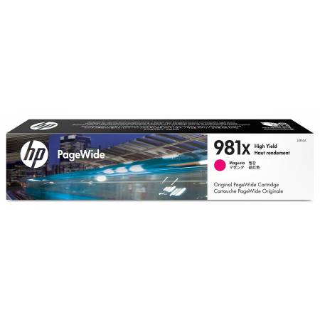 HP L0R10A - Tusz magenta 981X do HP PageWide Enterprise Color 550, 556, 580, 586, E58650