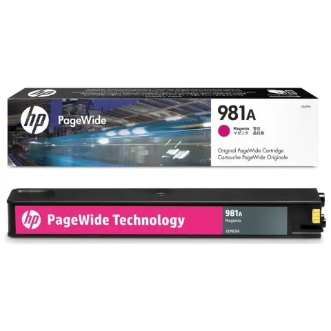 HP J3M69A - Tusz magenta 981 do HP PageWide Enterprise Color 550, 556, 580, 586, E58650