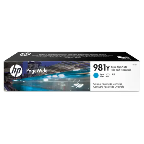 HP L0R13A - Tusz cyan 981Y do HP PageWide Enterprise Color 550, 556, 580, 586, E58650