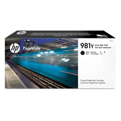 HP L0R16A - Tusz czarny 981Y do HP PageWide Enterprise Color 550, 556, 580, 586, E58650