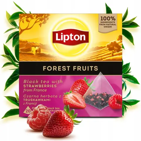 Herbata Lipton Piramidki | Owoce Leśne | 20 szt