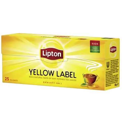Herbata Lipton Yellow Label | 25 szt