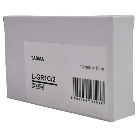 Taśma L-GR1C/2 Czarna do maszyny do pisania 13mm x 10m - Duża- 1szt.