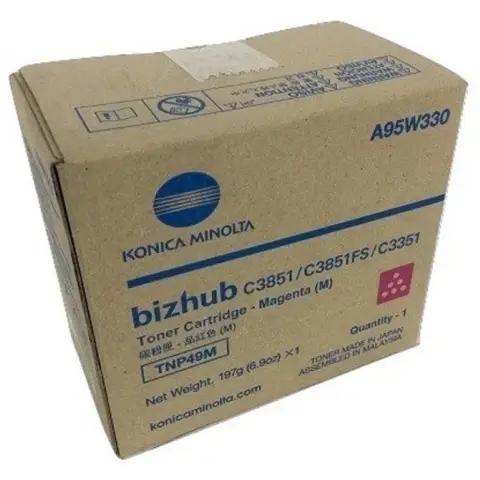 Minolta A95W350 - Toner TNP-49M magenta do Konica Minolta Bizhub C3351