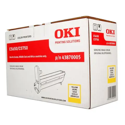 Bęben OKI 43870005 Yellow do drukarek (Oryginalny)