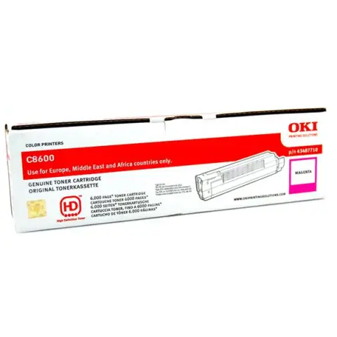 Toner OKI  43487710 Magenta do drukarek (Oryginalny) [6k]