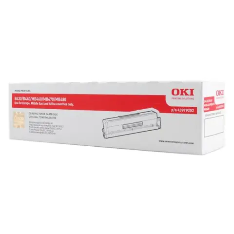 Toner OKI 43979202 Czarny do drukarek (Oryginalny) [7k]
