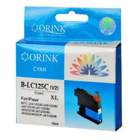 Tusz LC125XLC zamiennik - Tusz cyan do Brother DCP-J4110DW MFC-J4410DW MFC-J6520DW MFC-J4510DW MFC-J6920DW
