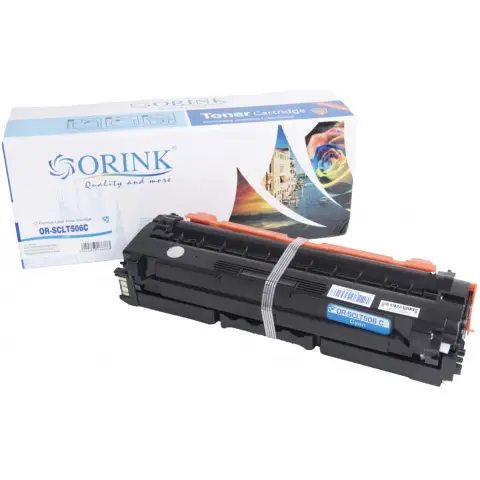 Toner ORINK LSCLT506C-OR Cyan do Samsung (Zamiennik CLT-C506L) [3.2k]