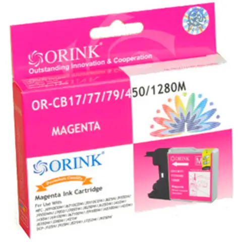Tusz CB1280XLM-OR Magenta do drukarek Brother (Zamiennik Brother LC1280XL-M) [25ml]