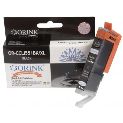 Canon CLI-551BKXL tusz czarny do Pixma iP7250, iP8750, MG5450, MG5550, MG6350, MG6450, MG7150, MX725, MX925