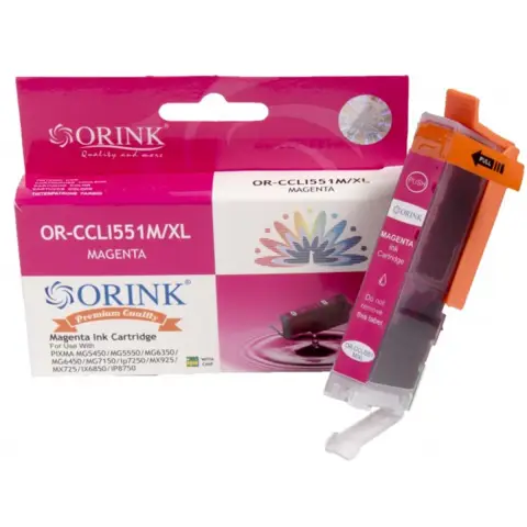 Canon CLI-551MXL tusz magenta do Pixma iP7250, iP8750, MG5450, MG5550, MG6350, MG6450, MG7150, MX725, MX925
