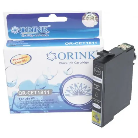 Tusz CET1811-OR Black do drukarek Epson (Zamiennik Espon T1811) [18ml]