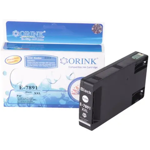 Tusz czarny do Epson WF5510, WF5190, WF5620, WF5690 - Zamiennik T7891