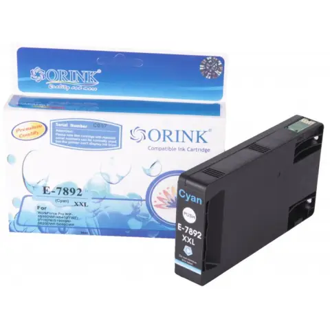 Tusz cyan do Epson WF5510, WF5190, WF5620, WF5690 - Zamiennik T7892