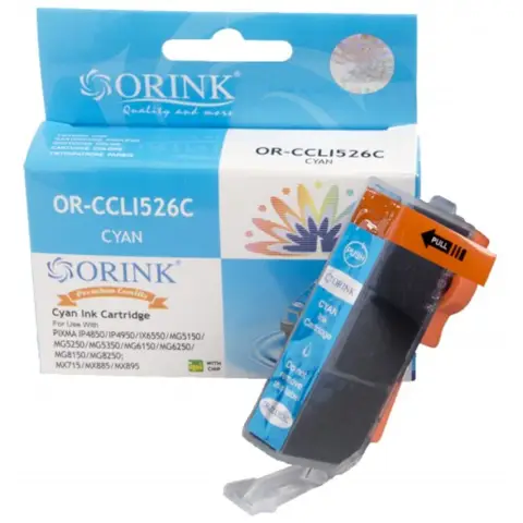 Zamiennik CLI-526C - Tusz cyan CLI526C do Canon PIXMA iP4850, MG515,0 MG5250, MG6150, MG8150 ...