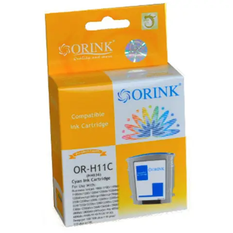 Tusze CH11C Cyan do drukarek HP (Zamiennik HP 11 / C4836A) [28ml]