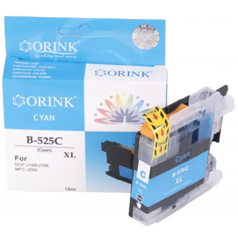 LC525XLC zamiennik - Tusz cyan do Brother DCP-J100, DCP-J105, DCP-J200