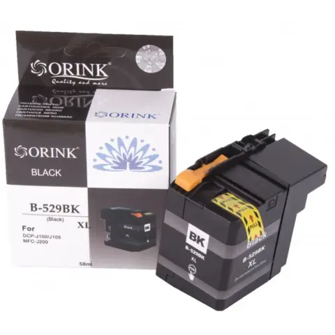 LC529BK zamiennik - Tusz czarny do Brother DCP-J100, DCP-J105, DCP-J200