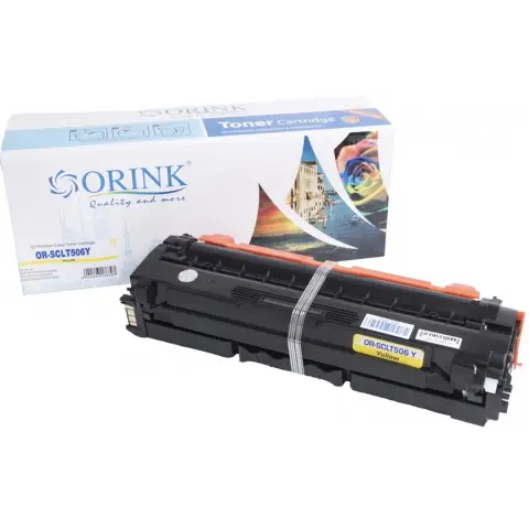 Toner ORINK LSCLT506Y-OR Yellow do Samsung (Zamiennik CLT-Y506L) [3.5k]