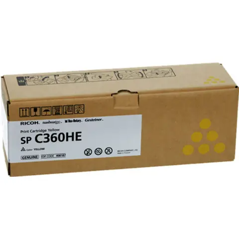 Ricoh 408187 - Toner żółty do Ricoh SPC360, SPC361