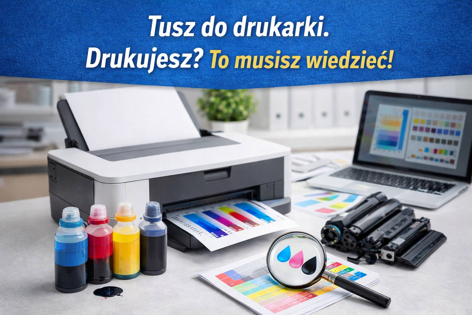 Tusz do drukarki. Drukujesz? To musisz wiedzieć!