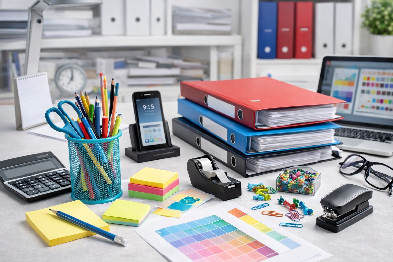 Artykuły biurowe ? czego nie może zabraknąć w twoim biurze?
