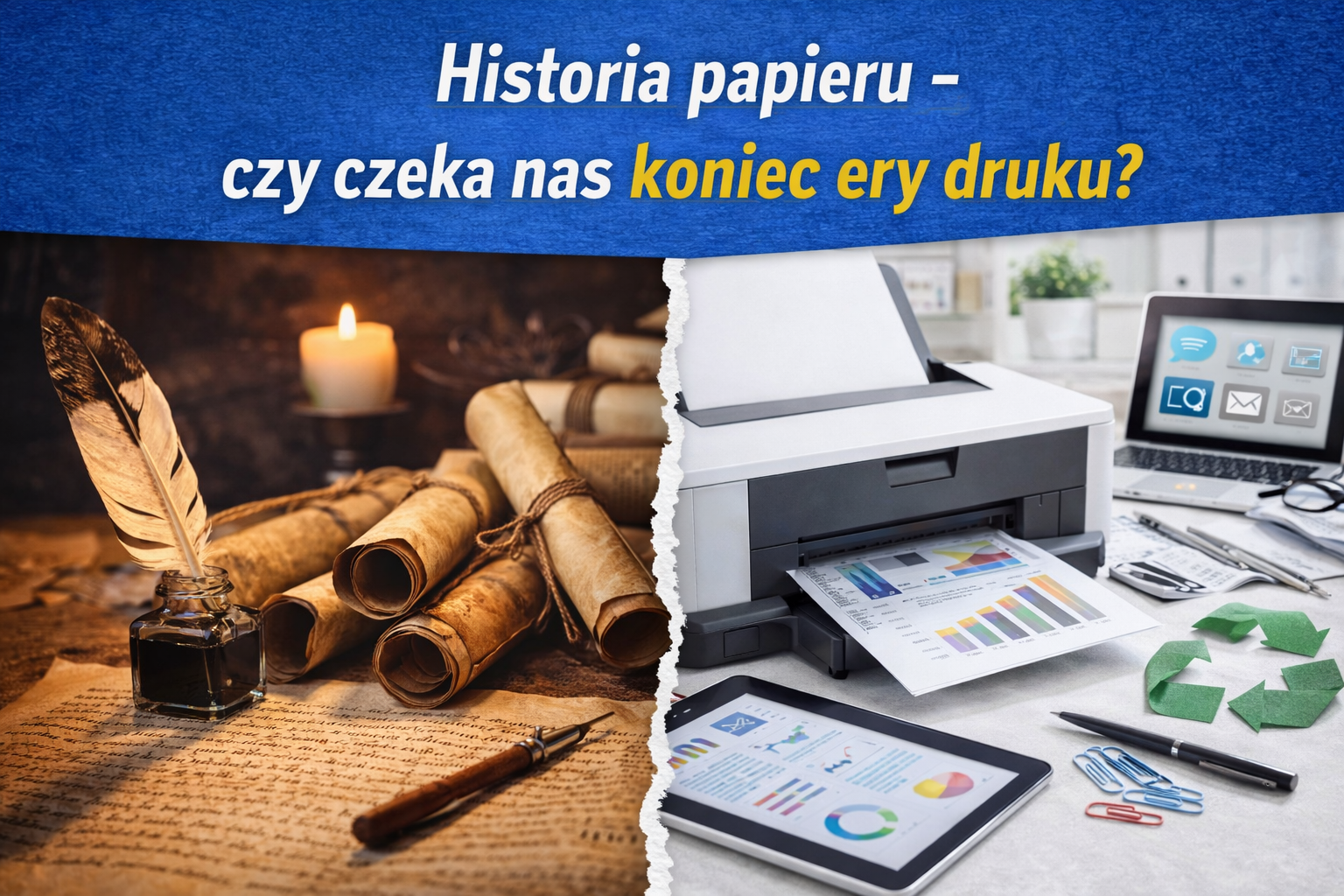 Historia papieru - czy czeka nas koniec ery druku?