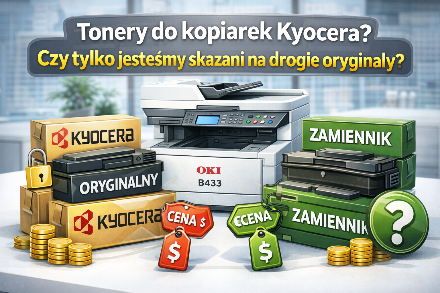 Tonery do kopiarek Kyocera ? czy tylko jesteśmy skazani na drogie oryginały?