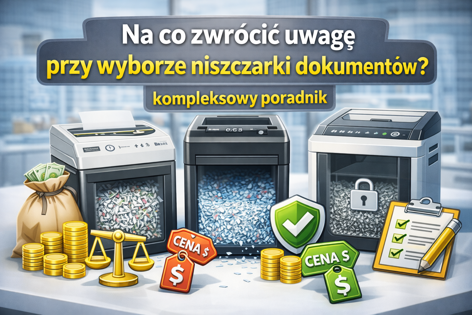 Na co zwrócić uwagę przy wyborze niszczarki dokumentów ? kompleksowy poradnik