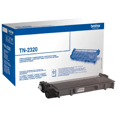 Toner Brother TN-2320 Czarny do drukarek (Oryginalny) [2.6k]