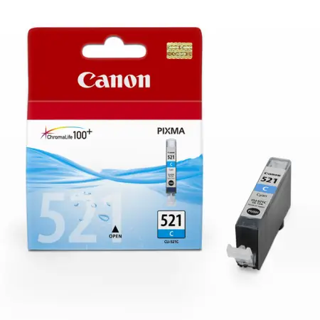 Tusz Canon CLI-521C Cyan do drukarek (Oryginalny) [9ml]