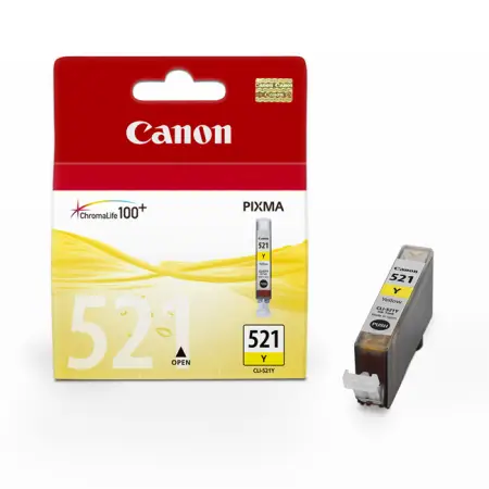 Tusz Canon CLI-521Y Yellow do drukarek (Oryginalny) [9ml]