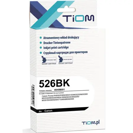 Tusz Tiom do Canon CLI-526BK | iP4850/M5150 | black-3753219