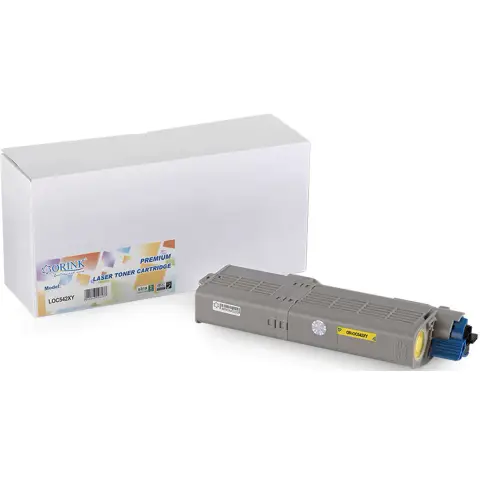 Toner ORINK LOC532/542Y-H-OR Yellow do Oki (Zamiennik 46490605) [6k]