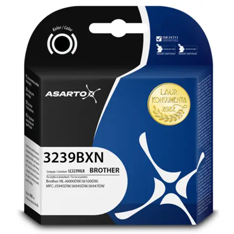 LC3239XLBK zamiennik - Tusz czarny XL do Brother MFC-J6947dw, MFC-J6945dw, MFC-J5945dw, HL-J6100dw, HL-J6000dw