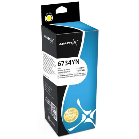Tusz Asarto do Epson 6734YN | C13T67344A | 70ml | yellow